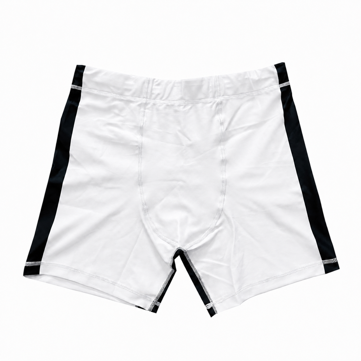 Compression Shorts Nylon Spandex Black & White OEM & Custom Branding